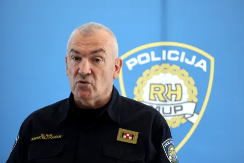 12.09.2026., Zagreb - Glavni ravnatelj policije Nikola Milina prezentirao je nalaz i zakljucke izvanrednog nadzora strucnog tima policijskih sluzbenika koje je uputio u Policijsku postaju Slatina povodom teskog ubojstva zenske osobe. Photo: Marko Seper/PIXSELL