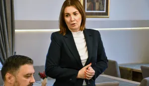 21.01.2026., Pozega - Zupanica Pozesko-slavonske zupanije Antonija Jozic uprilicila tradicionalni godisnji prijem za predstavnike medija. Photo: Ivica Galovic/PIXSELL