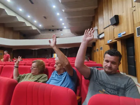 Vijećnici Branka Budimski, V. Gulikorić i I.Katonasnimila Marija Le&scaron;ić Omerović