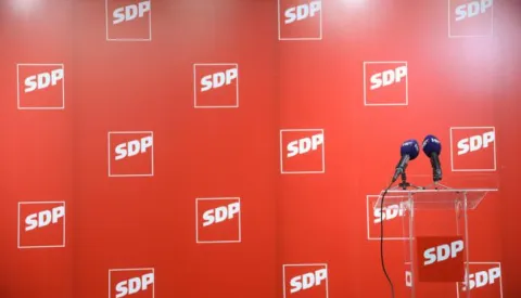 25.08.2020., Zagreb - Marino Percan predstavio je svoju kandidaturu za funkciju predsjednika SDP-a.Photo: Borna Filic/PIXSELL