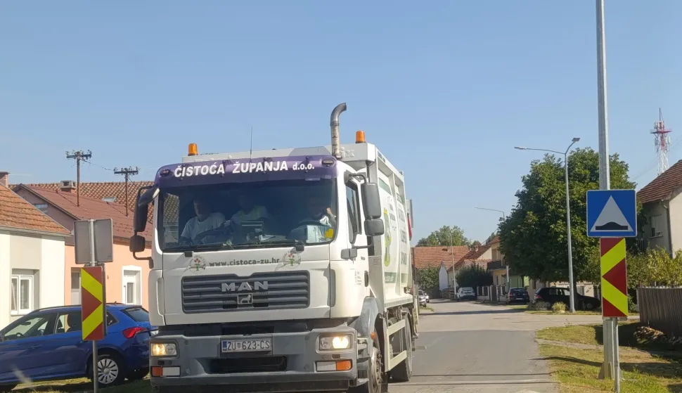 Dovoz otpada na odlagali&scaron;te u Županji, rujan 2026.foto: M.L. Omerović