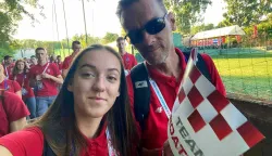 Mila Wild i trener Sa&scaron;a &Scaron;e&scaron;um