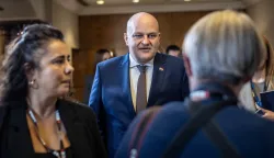 Zagreb, 23.9.2026 - Predsjednik Republike Hrvatske Zoran Milanović sudjelovao je na Liderovoj konferenciji Dan velikih planova. Na slici Ante &Scaron;u&scaron;njar.Foto Hina/ Dario GRZELJ/ dag