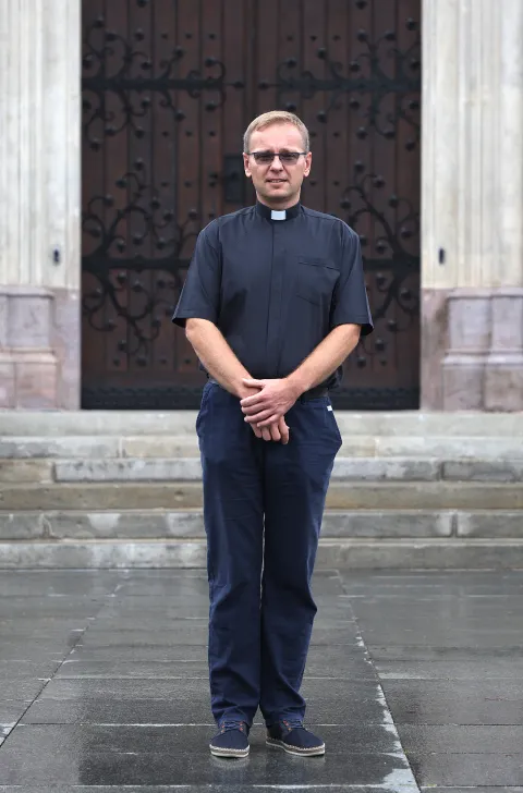 Osijek, 11. 09. 2026., Konkatedrala, župa sv. Petra i Pavla, župnik, vlč. Matej Glavica - župnikSNIMIO BRUNO JOBST