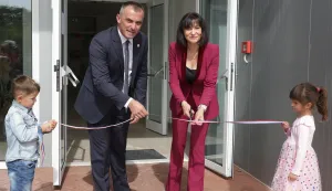 Rakitovica, 24. 09. 2026., Dječji vrtić Pinokio, DV Pinokio, novi vrtić, otvorenje, Dražen Trcović; Nata&scaron;a Trami&scaron;akSNIMIO BRUNO JOBST