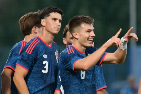 26.09.2026., Varazdin, stadion Varteks - Susret 6. kola kvalifikacija za Euro U21 2027. izmedju Hrvatske U21 i Madjarske U21. Dominik Prpic i Adriano Jagusic Photo: Vjeran Zganec Rogulja/PIXSELL