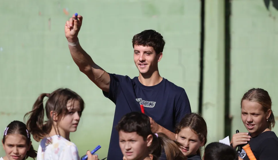Osijek, 27. 09. 2026., tereni na Zelenom polju, tenis, Matej DodigSNIMIO BRUNO JOBST