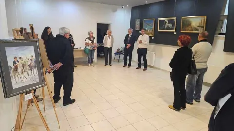 Izložba Franje Golića u Drenovcimafoto: Muzej Cvelferije