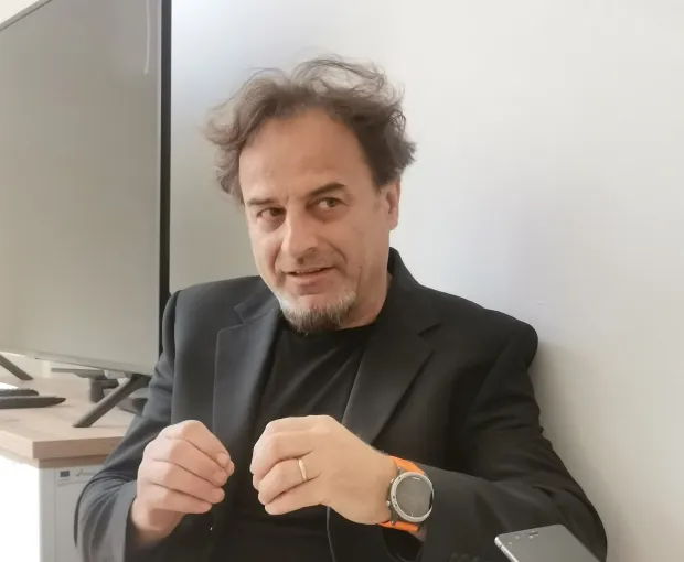 Osijek, 15. 04. 2024, Ilirsaka 42. Otvorenje zgrade udruge NE - ovisnost. Dr Luka Marsic, psihijatar.snimio GOJKO MITIĆ