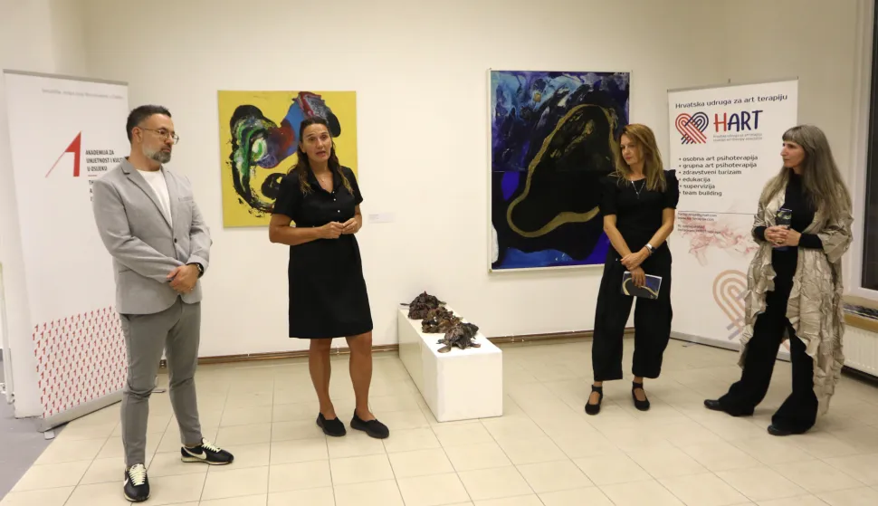 Art terapeuti u Osijeku predstavili radove koji povezuju stvaranje i dobrobit