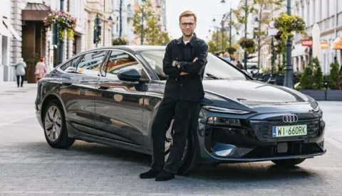 Audi A6 e-tron i vozač Miko Marczyk