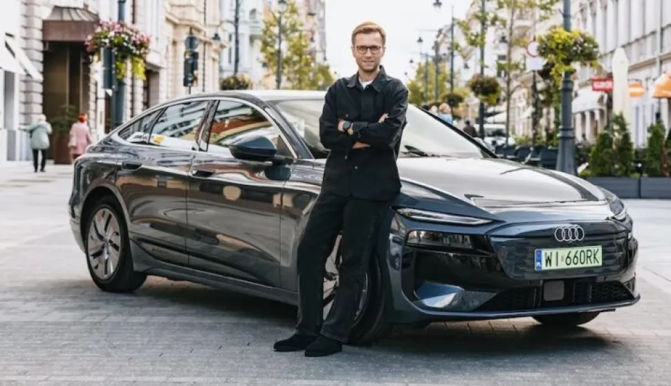 Audi A6 e-tron i vozač Miko Marczyk
