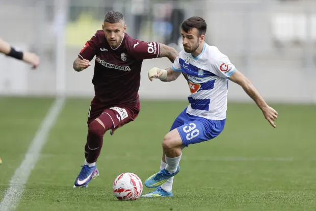 10.05.2026., stadion Opus Arena, Osijek - SuperSport HNL, 34. kolo, NK Osijek - NK Istra 1961. Marcel Heister i Domagoj Bukvic Photo: Davor Javorovic/PIXSELL