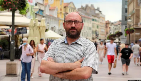 01.07.2025., Rijeka - Vedran Obucina, politolog i analiticar, specijalist za Bliski istok i islamski svijet. Photo: Goran Kovacic/PIXSELL