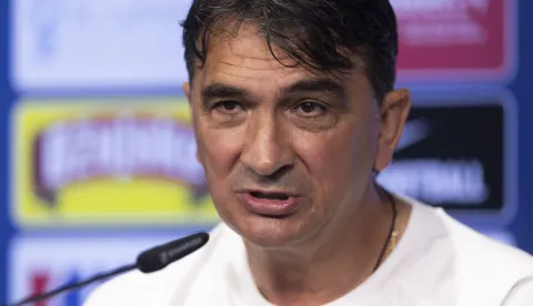 Alexandria, 28.06.2026 - Konferencija za medije hrvatske nogometne reprezentacije. Na fotografiji Zlatko Dalić.foto HINA/ Daniel KASAP/ dk