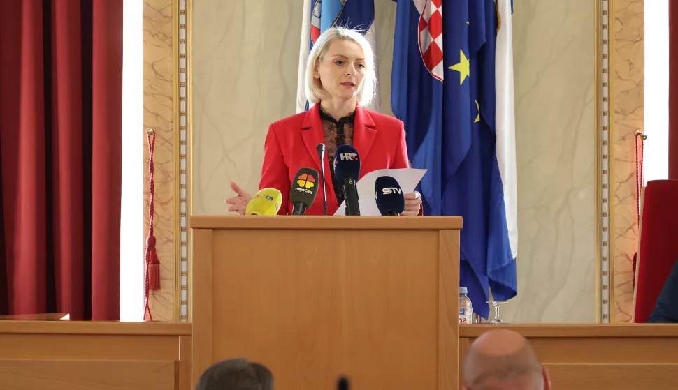 Osijek, 07. 10. 2026., Županijska 4, Županijska skup&scaron;tina, listopad, Sanja Bježančević SNIMIO BRUNO JOBST