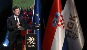 07.10.2026., Zagreb - Jubilarna 30. dodjela nagrade Zlatna kuna Hrvatske gospodarske komore. Zeljko Brdaric Photo: Marko Lukunic/PIXSELL