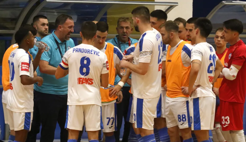 Osijek, 04. 10, 2026, SD Zrinjevac, mali nogomet, Osijek Kandit - Novo Vrijeme (Makarska). SuperSport HMNL.snimio GOJKO MITIĆ