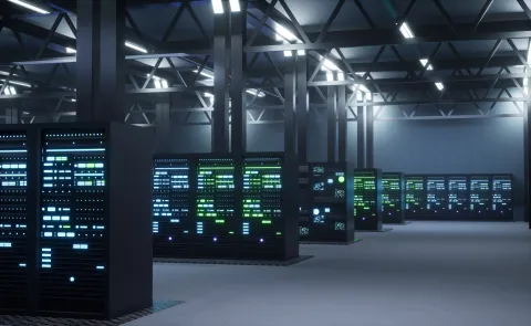 Modern data center providing cloud services, enabling businesses to access computing resources and storage on demand over internet. Server room infrastructure 3D render animation Projekt AI razvojnog i inovacijskog centra Topusko &ndash; Projekt Pantheon, vrijedan vi&scaron;e od 50 milijardi eura, predstavljen je u utorak u okviru poslovnog foruma Inicijative triju mora u Dubrovniku, a potpisano je i pismo namjere između investitora i Končar Grupe.