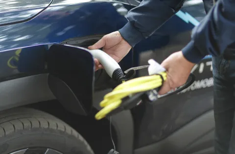 Osijek, 10. 10. 2026., e-Vitara, Vitara, Suzuki e-Vitara, Auto-Glas, punjenje električnog vozila; električno vozilo; punjenje; punjačSNIMIO BRUNO JOBST