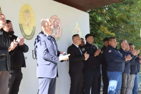 NA&Scaron;ICE - U vojarni 132. brigade HV-a u Na&scaron;icama svake se godine u listopadu svečano obilježava obljetnica ustrojavanja 5. gardijske brigade Sokolovi i Dan 1. oklopno-mehanizirane bojne Sokolovi2026.