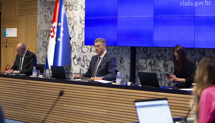 Zagreb, 14.10.2026. - 214. sjednica Vlade Republike Hrvatske.Na slici Andrej Plenković.foto HINA/ Sa&scaron;a KOLJAN/ sk