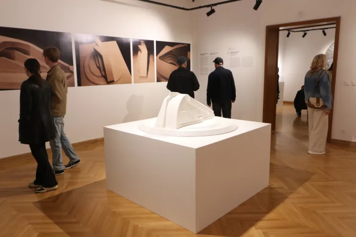 Osijek, 15. 10. 2026, Otvorenje izložbe, Portreti epohe; Osca Nemon i ikone 20. stoljeća. MLU Osijek. snimio GOJKO MITIĆ