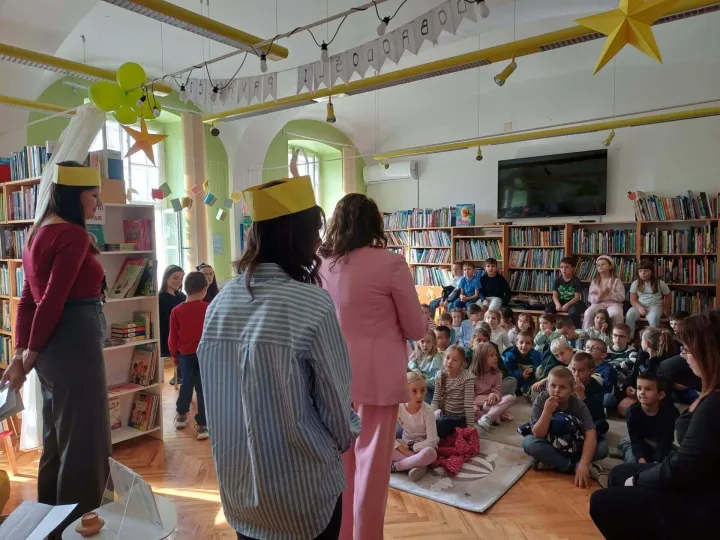 Veselo je u Knjižnici u Županjifoto: Knjižnica Županja