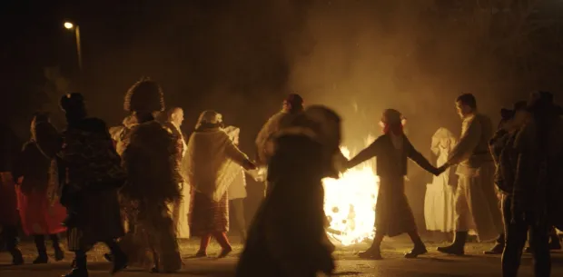 Sa snimanja filma "Bu&scaron;e" Dalije Dozet