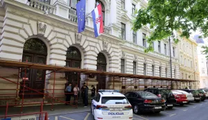25.05.2026., Zagreb - Na Zupanijski sud stigla dojava o bombi. Photo: Sanjin Strukic/PIXSELL