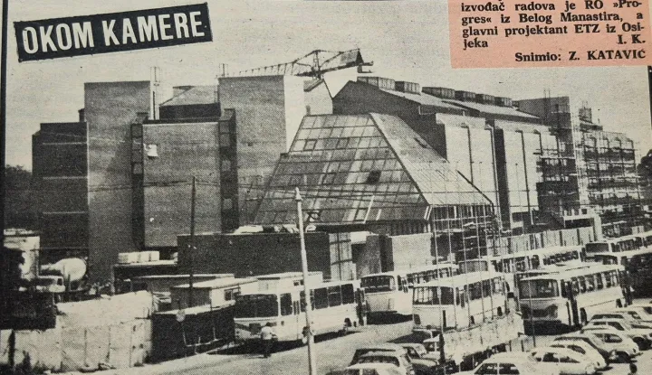 1987. OSIJEK DOBIO NOVU ZGRADU POLICIJE I OBNOVLJENU KAVANU CENTRAL
