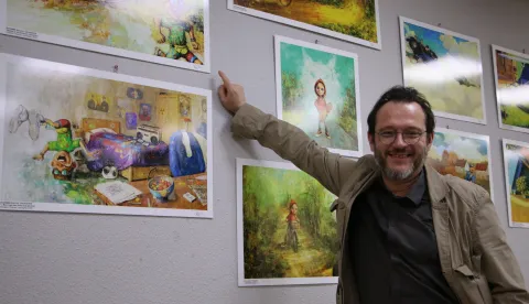 Svjetski poznati ilustrator Tomislav Torjanac vratio se u svoju &scaron;kolu nakon 35 godina: &bdquo;Tu je počela moja priča&rdquo;