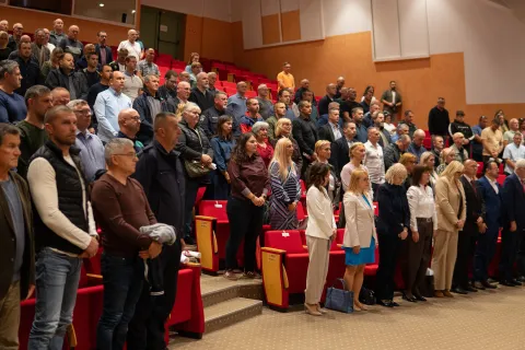Osijek, 21. 10. 2026., Dodjela priznanja dobrovoljnim darivateljima krviDDK; dobrovoljno darivanje krvi; Crveni križ; priznanja