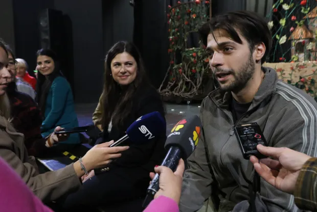 Osijek, 22. 10. 2026, Dječje kazali&scaron;te Branka Mihaljevića, - konferencija za novinare u povodu premijere predstave "Trnoružica". Grgur Grgić.snimio GOJKO MITIĆ