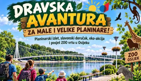 Mali čuvari prirode čiste Osijek: Planinari organiziraju izlet uz Dravu i posjet Zoovrtu
