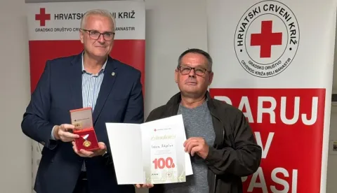 Ivica Zdjelar krv je darivao 101 put