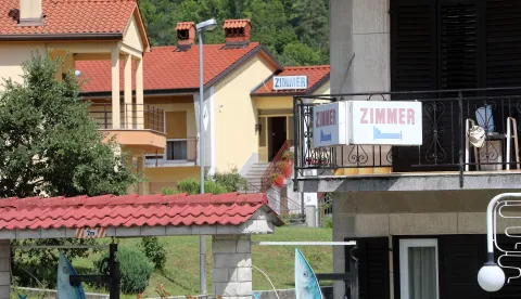 31.08.2023., Matulji - Sva naselja opcine Matulji imaju iznajmljivace kuca, soba ili apartmana... Photo: Goran Kovacic/PIXSELL