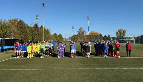 GRADSKI VRT DJEVOJČICE NOGOMET TURNIR IZ PROGRAMA HNS U-13USTUPLJENA FOTOGRAFIJA