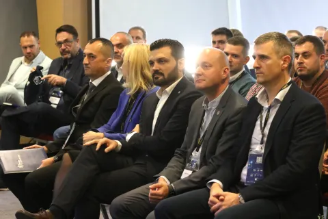 Osijek, 28. 10. 2026, Hotel Osijek, 7. međunarodna IEEE, konferencija" Smart Systems and Technologies" - SST 2026. FERIT Osijek. Tomislav Matić, Dragan Vulin, Josip Miletić....snimio GOJKO MITIĆ