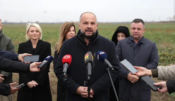 Osijek, 31. 10. 2026., Orlovnjak, SDP, press, konferencija za medije, CGO Orlovnjak, Sini&scaron;a Hajda&scaron; DončićSNIMIO BRUNO JOBST